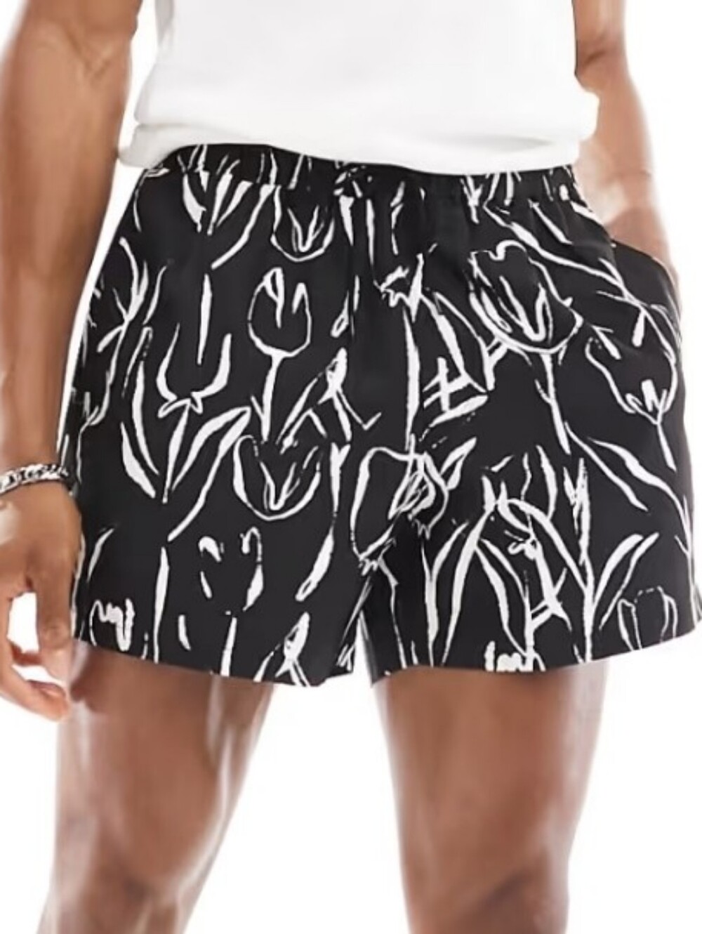 ASOS Men Swim Shorts Trunks Large 4"